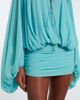 De La Vali De La Vali Eulalia gathered chiffon minidress - 4