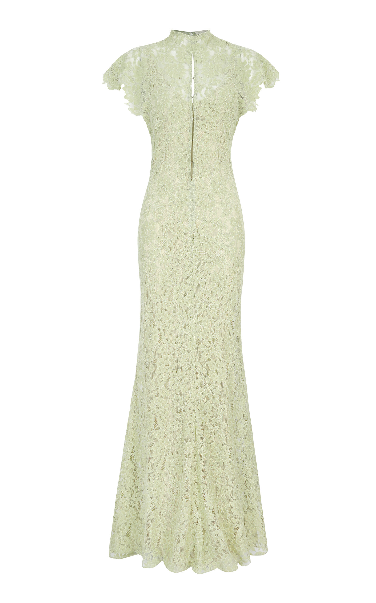 De La Vali De La Vali Exclusive Laia Cutout Lace Maxi Dress