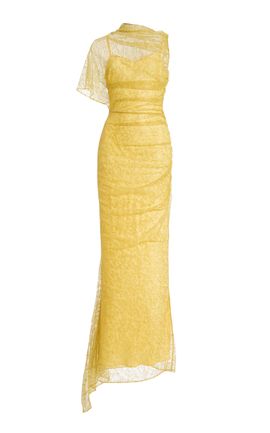 De La Vali De La Vali Exclusive Lucho Chiffon Maxi Dress