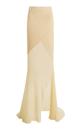 De La Vali De La Vali Exclusive Oryx Chiffon Maxi Skirt