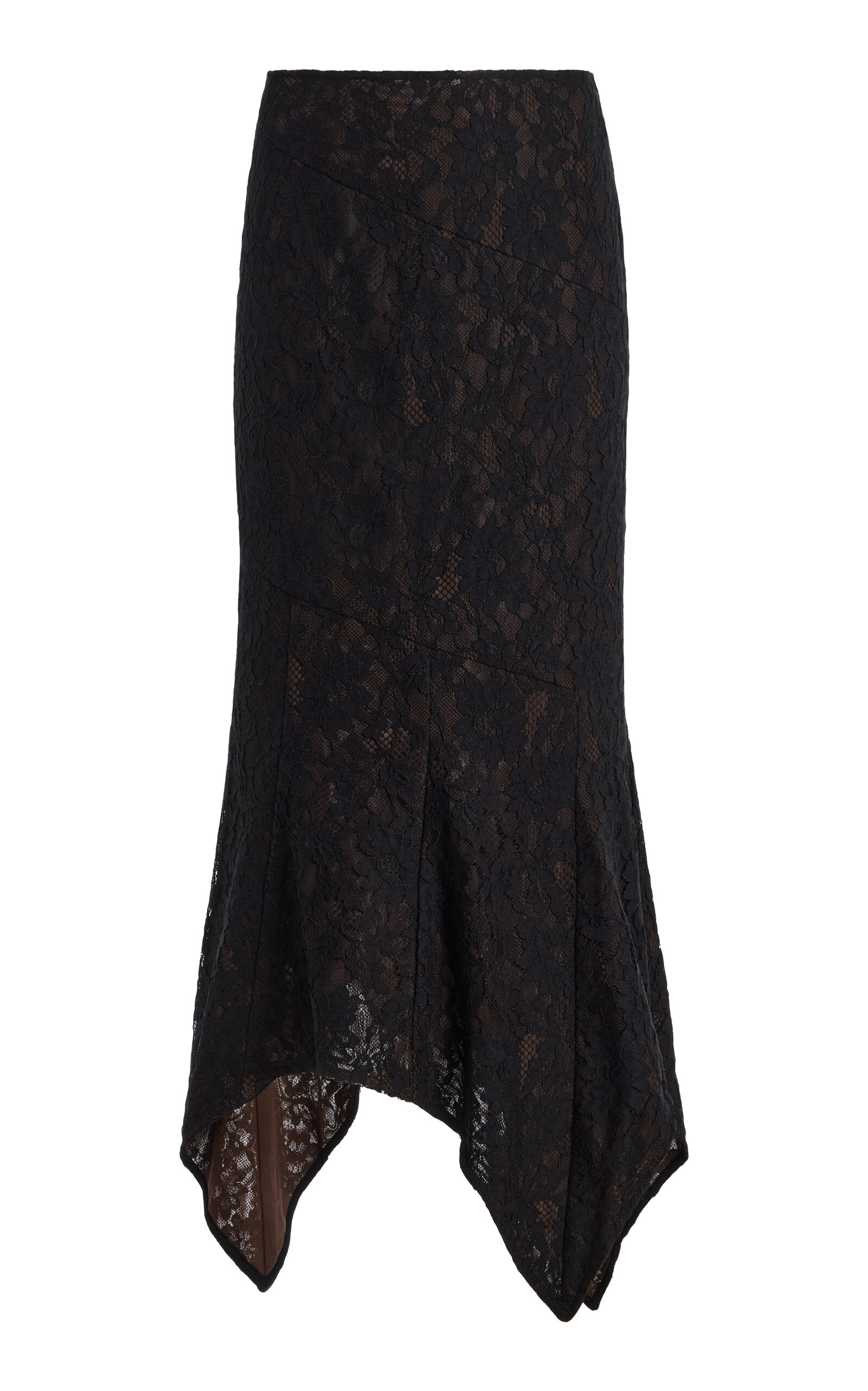 De La Vali De La Vali Faela Lace Midi Skirt