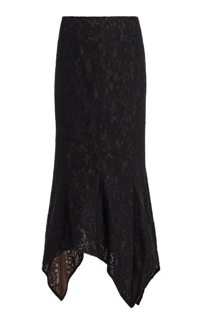 De La Vali De La Vali Faela Lace Midi Skirt