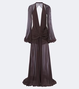 De La Vali De La Vali Fiorela chiffon maxi dress