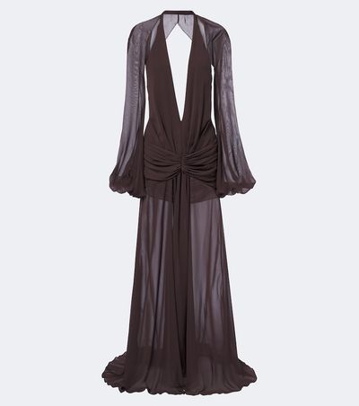 De La Vali De La Vali Fiorela chiffon maxi dress