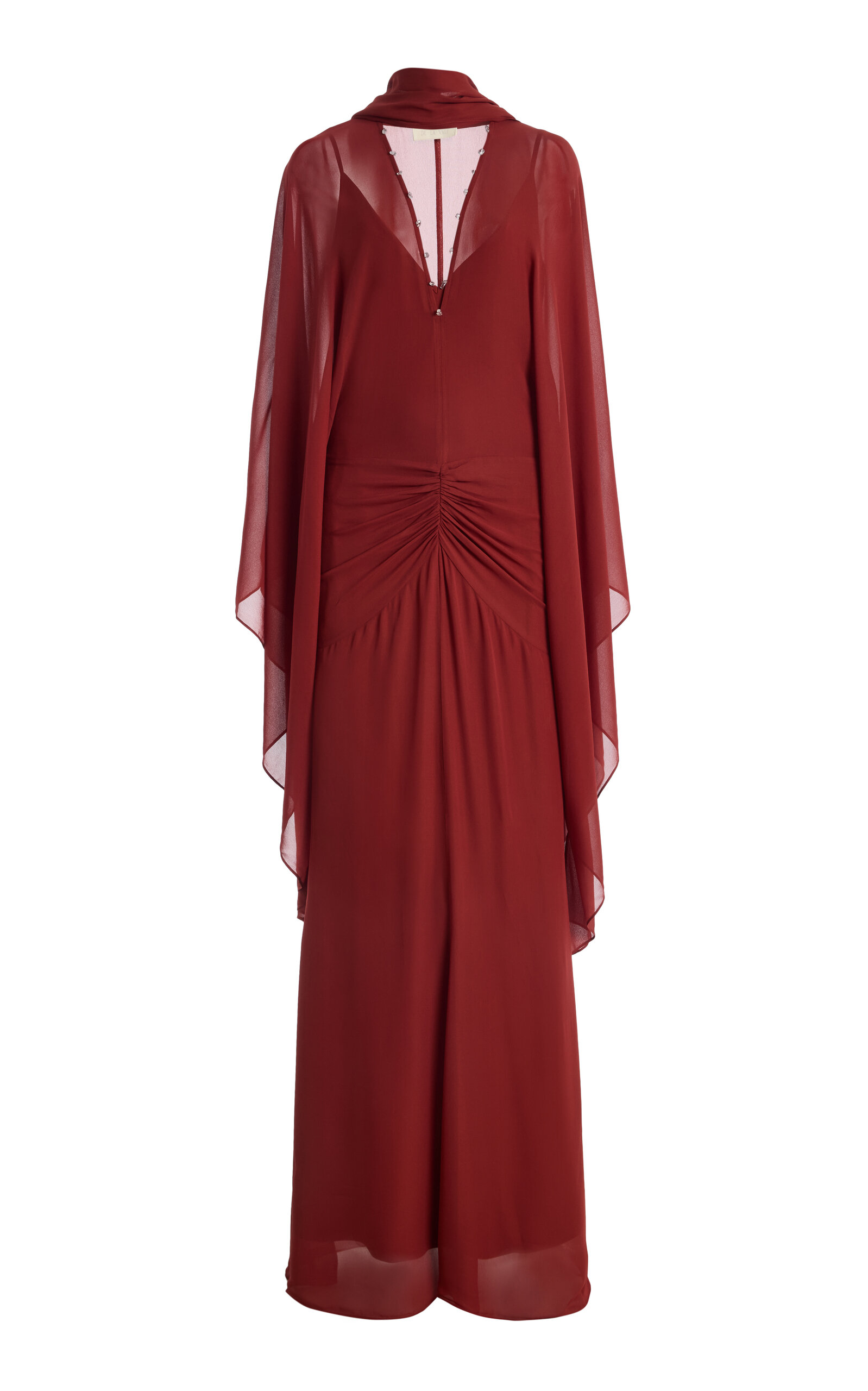 De La Vali De La Vali Florencia Chiffon Maxi Dress
