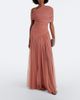 De La Vali De La Vali Himalia asymmetric draped tulle maxi dress - 2