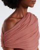 De La Vali De La Vali Himalia asymmetric draped tulle maxi dress - 4