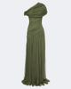 De La Vali De La Vali Himalia ruched one-shoulder tulle gown - 1