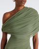 De La Vali De La Vali Himalia ruched one-shoulder tulle gown - 3