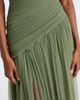 De La Vali De La Vali Himalia ruched one-shoulder tulle gown - 4