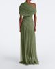 De La Vali De La Vali Himalia ruched one-shoulder tulle gown - 6