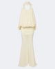 De La Vali De La Vali Inara Gathered chiffon maxi dress - 1