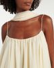 De La Vali De La Vali Inara Gathered chiffon maxi dress - 3