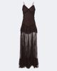 De La Vali De La Vali Kala tiered ruffled lace maxi dress - 1