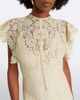 De La Vali De La Vali Laia cutout cotton-blend lace maxi dress - 3