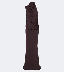 De La Vali De La Vali Lurna draped jersey maxi dress