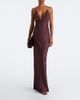 De La Vali De La Vali Maeve lace-trimmed satin gown - 2