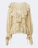 De La Vali De La Vali Mija ruffled lace blouse - 1