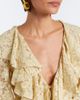 De La Vali De La Vali Mija ruffled lace blouse - 3