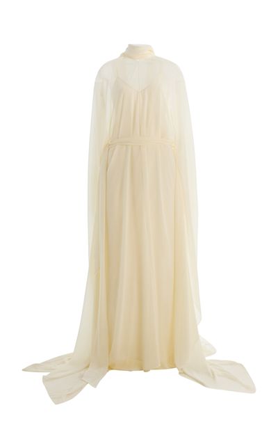 De La Vali De La Vali Nila Chiffon Maxi Dress