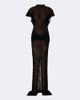De La Vali De La Vali Omero ruched lace maxi dress - 1