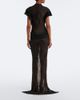 De La Vali De La Vali Omero ruched lace maxi dress - 6