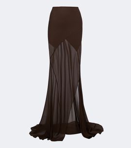 De La Vali De La Vali Oryx georgette maxi skirt