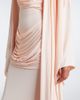 De La Vali De La Vali Perisa draped caped jersey maxi dress - 4