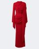 De La Vali De La Vali Perisa draped jersey maxi dress - 1