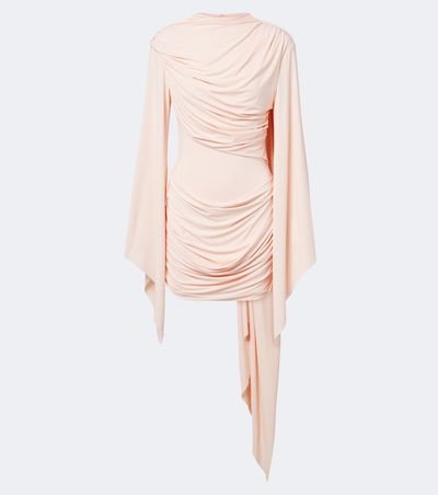De La Vali De La Vali Persia draped jersey minidress