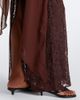 De La Vali De La Vali Rosa georgette and lace maxi dress - 4