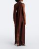 De La Vali De La Vali Rosa georgette and lace maxi dress - 6