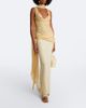 De La Vali De La Vali Rosa lace-paneled georgette maxi dress - 2