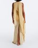 De La Vali De La Vali Rosa lace-paneled georgette maxi dress - 6