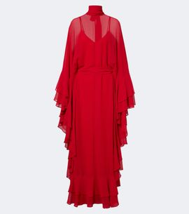 De La Vali De La Vali Socorro chiffon maxi dress