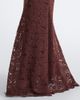De La Vali De La Vali Solina scarf-detail cotton-blend lace gown - 5