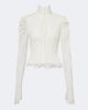 De La Vali De La Vali Vitalis lace cotton-blend corset top - 1