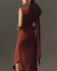 De La Vali Lunessa Satin Midi Dress - 4