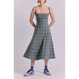 De Loreta De Loreta Micaela Cotton A-Line Midi Dress