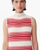 De Loreta De Loreta Moray Mock Neck Knitted Cotton Mini Dress - 2