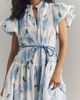 De Loreta Gabo Cotton Puff-Sleeve Midi Dress - 3