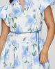 De Loreta Gabo Cotton Puff-Sleeve Midi Dress - 5