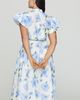 De Loreta Gabo Cotton Puff-Sleeve Midi Dress - 6