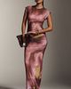 De Loreta Melodi Mesh Maxi Dress - 5