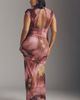 De Loreta Melodi Mesh Maxi Dress - 7