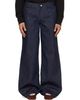 Deadwood Deadwood Navy Progress Wide-Leg Denim Jeans - 1