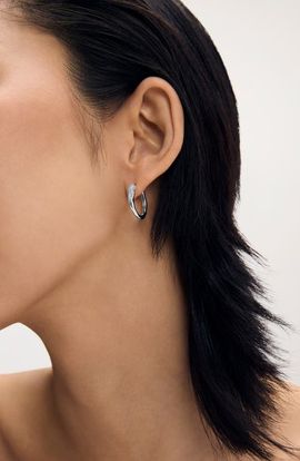 Dean Davidson Dean Davidson Charlotte White Topaz Hoop Earrings