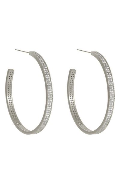 Dean Davidson Dean Davidson Petite Pavé Midi Hoop Earrings