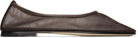 Dear Frances Dear Frances Brown Balla Mesh Ballerina Flats