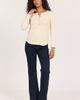 Dear John Dear John Edie Long Sleeve Placket Button Front Rib T-Shirt - 4